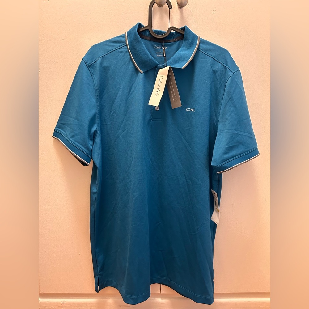 NWT Calvin Klein Polo Shirt [M | Blue]